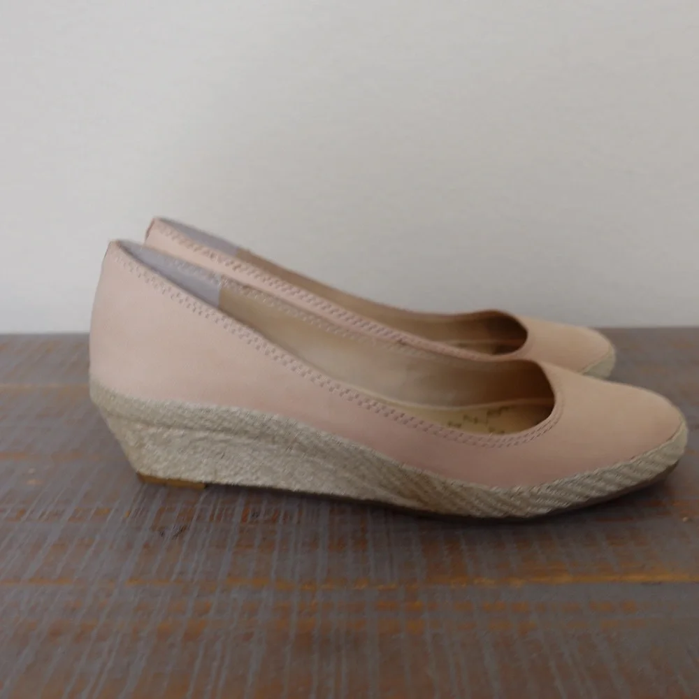 Lucky Brand Tilly Nubuck Espadrille Wedges - Picture 5 of 9